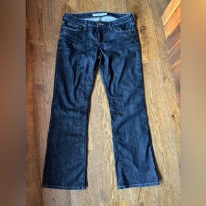 Dark wash bootcut low rise y2k style denim jeans Women’s 30